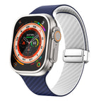 For Apple Watch Ultra 2 49mm / Royal Blue White