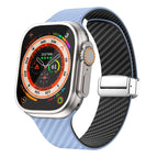 For Apple Watch Ultra 2 49mm / Light Blue Black