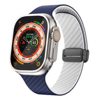 For Apple Watch Ultra 2 49mm / Royal Blue White