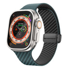 For Apple Watch Ultra 2 49mm / Deep Green Black