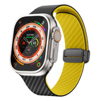 For Apple Watch Ultra 49mm / Black Yellow
