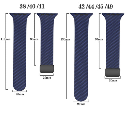 Carbon Fiber Magnetic Black Buckle Watch Band, For Apple Watch Series 3 42mm, For Apple Watch Series 2 42mm, For Apple Watch Series 2 38mm - DealBuddy