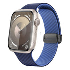 Carbon Fiber Magnetic Black Buckle Watch Band, For Apple Watch Series 3 42mm, For Apple Watch Series 2 42mm, For Apple Watch Series 2 38mm - DealBuddy