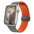 For Apple Watch 38mm / Spacy Grey Orange