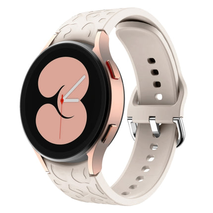 Leopard Print Embossed Silicone Watch Band, For Samsung Galaxy Watch 6 - DealBuddy