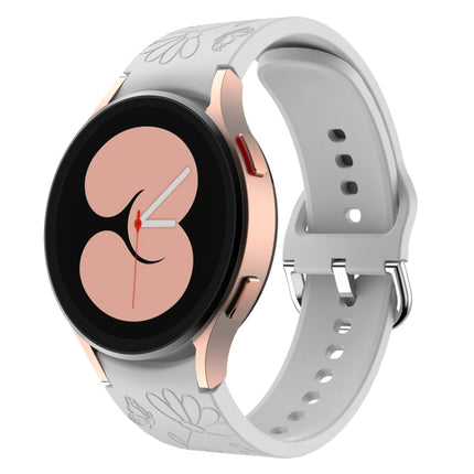 Butterfly Flower Embossed Silicone Watch Band