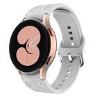 Butterfly Flower Embossed Silicone Watch Band
