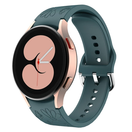 Butterfly Flower Embossed Silicone Watch Band