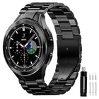 Three Bead Stainless Steel Metal Watch Band, For Samsung Galaxy Watch 6 / 5 / 4 - DealBuddy