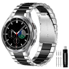 Three Bead Stainless Steel Metal Watch Band, For Samsung Galaxy Watch 6 / 5 / 4 - DealBuddy