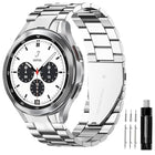 Three Bead Stainless Steel Metal Watch Band, For Samsung Galaxy Watch 6 / 5 / 4 - DealBuddy