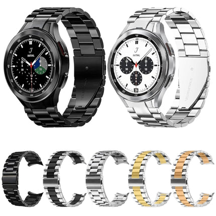 Three Bead Stainless Steel Metal Watch Band