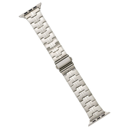 Stainless Steel Watch Band, For Apple Watch Series 6 44mm, For Apple Watch Series 5 44mm, For Apple Watch Series 5 40mm - DealBuddy