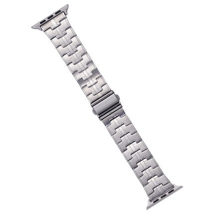 Stainless Steel Watch Band, For Apple Watch Series 6 44mm, For Apple Watch Series 5 44mm, For Apple Watch Series 5 40mm - DealBuddy