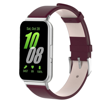 PU Leather Watch Band, For Samsung Galaxy Fit 3 - DealBuddy