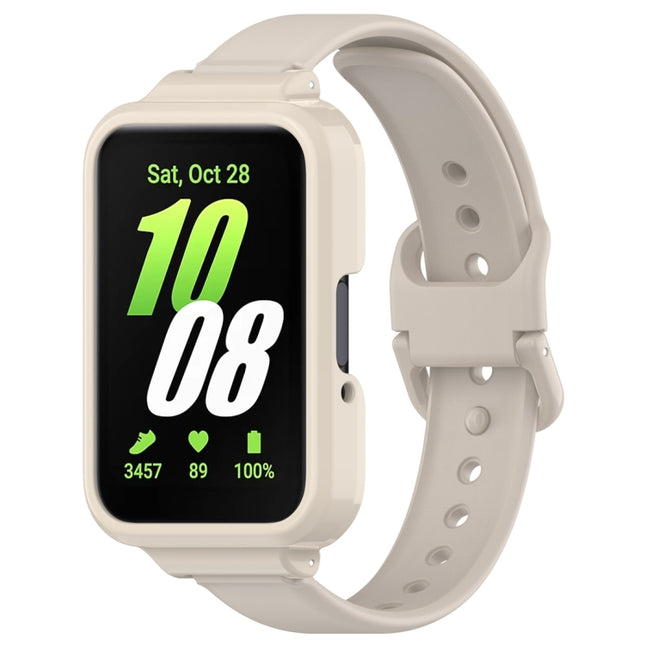 Half Coverage PC Watch Case + Silicone Watch Band Set, For Samsung Galaxy Fit 3 - DealBuddy