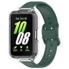 Half Coverage PC Watch Case + Silicone Watch Band Set, For Samsung Galaxy Fit 3 - DealBuddy