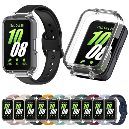 Half Coverage PC Watch Case + Silicone Watch Band Set, For Samsung Galaxy Fit 3 - DealBuddy