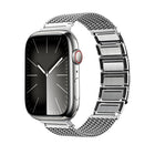 Magnetic Clasp Braided Chain Stainless Steel Watch Band, For Apple Watch 42mm, For Apple Watch 38mm - DealBuddy
