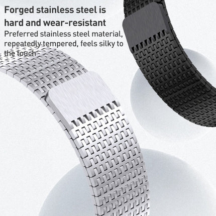 Milanese Loop Magnetic Clasp Stainless Steel Watch Band, For Apple Watch 42mm, For Apple Watch 38mm - DealBuddy