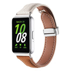 For Samsung Galaxy Fit 3 / Milk White+Yellow Brown