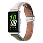 For Samsung Galaxy Fit 3 / Milk White+Dark Green
