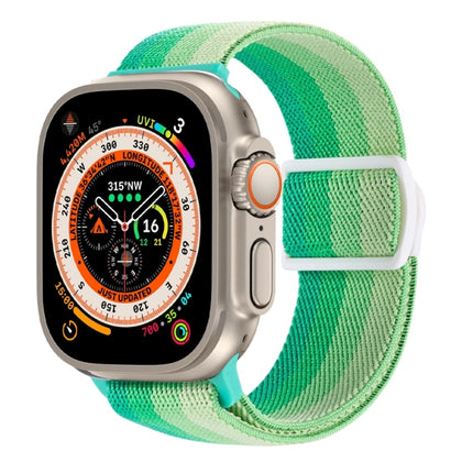 Carbon Fiber Texture Snap Buckle Nylon Watch Band, For Apple Watch SE 2023 40mm, For Apple Watch Ultra 2 49mm, For Apple Watch Series 9 45mm