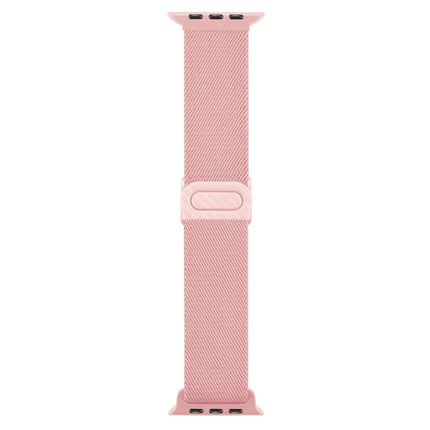 Carbon Fiber Texture Snap Buckle Nylon Watch Band, For Apple Watch Series 9 41mm, For Apple Watch Ultra 49mm, For Apple Watch Series 8 41mm