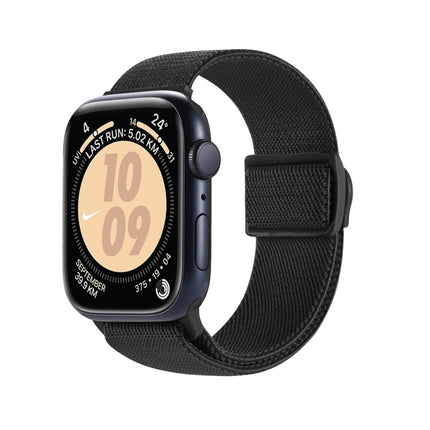 Carbon Fiber Texture Snap Buckle Nylon Watch Band