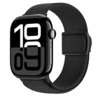 Carbon Fiber Texture Snap Buckle Nylon Watch Band, For Apple Watch Series 10 46mm, For Apple Watch Series 10 42mm, For Apple Watch SE 2023 44mm