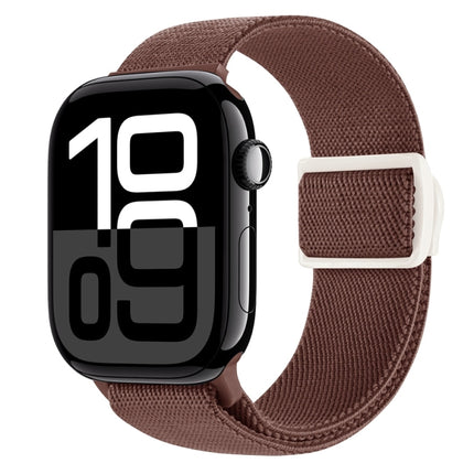 Carbon Fiber Texture Snap Buckle Nylon Watch Band, For Apple Watch Series 10 46mm, For Apple Watch Series 10 42mm, For Apple Watch SE 2023 44mm