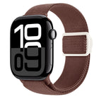 Carbon Fiber Texture Snap Buckle Nylon Watch Band, For Apple Watch Series 10 46mm, For Apple Watch Series 10 42mm, For Apple Watch SE 2023 44mm