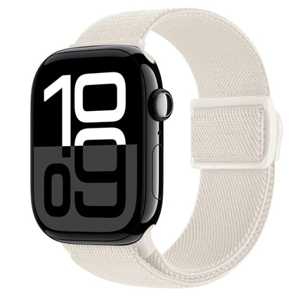 Carbon Fiber Texture Snap Buckle Nylon Watch Band, For Apple Watch Series 10 46mm, For Apple Watch Series 10 42mm, For Apple Watch SE 2023 44mm
