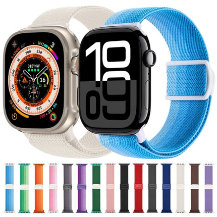 Carbon Fiber Texture Snap Buckle Nylon Watch Band, For Apple Watch Series 4 40mm, For Apple Watch Series 3 38mm, For Apple Watch Series 3 42mm