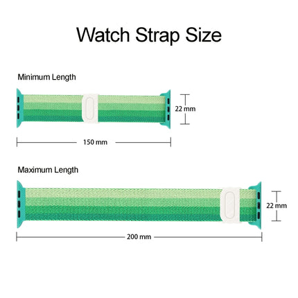 Carbon Fiber Texture Snap Buckle Nylon Watch Band, For Apple Watch SE 44mm, For Apple Watch Series 6 40mm, For Apple Watch Series 6 44mm