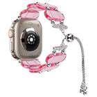 Resin Retractable Chain Watch Band, For Apple Watch Ultra 2 49mm, For Apple Watch Series 9 45mm - DealBuddy
