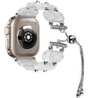 Resin Retractable Chain Watch Band, For Apple Watch Ultra 2 49mm, For Apple Watch Series 9 45mm - DealBuddy