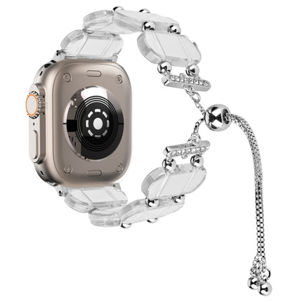 Resin Retractable Chain Watch Band, For Apple Watch Series 9 41mm, For Apple Watch Ultra 49mm - DealBuddy