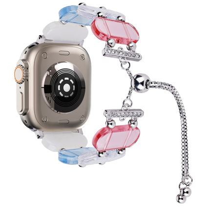 Resin Retractable Chain Watch Band, For Apple Watch Series 9 41mm, For Apple Watch Ultra 49mm - DealBuddy