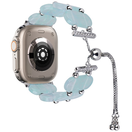 Resin Retractable Chain Watch Band, For Apple Watch Series 9 41mm, For Apple Watch Ultra 49mm - DealBuddy
