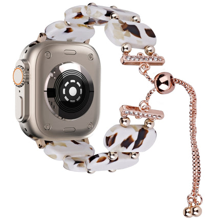 Resin Retractable Chain Watch Band, For Apple Watch Series 9 41mm, For Apple Watch Ultra 49mm - DealBuddy