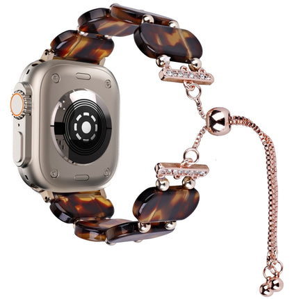 Resin Retractable Chain Watch Band, For Apple Watch Series 9 41mm, For Apple Watch Ultra 49mm - DealBuddy