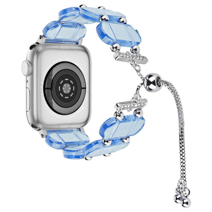 Resin Retractable Chain Watch Band, For Apple Watch Series 8 41mm, For Apple Watch Series 8 45mm - DealBuddy