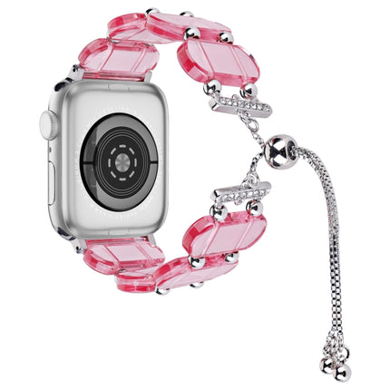 Resin Retractable Chain Watch Band, For Apple Watch Series 8 41mm, For Apple Watch Series 8 45mm - DealBuddy