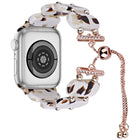 Resin Retractable Chain Watch Band, For Apple Watch SE 2022 40mm, For Apple Watch SE 2022 44mm - DealBuddy
