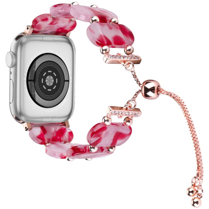 Resin Retractable Chain Watch Band, For Apple Watch SE 2022 40mm, For Apple Watch SE 2022 44mm - DealBuddy