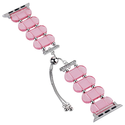 Resin Retractable Chain Watch Band, For Apple Watch Series 6 40mm, For Apple Watch Series 6 44mm - DealBuddy
