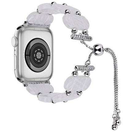 Resin Retractable Chain Watch Band, For Apple Watch Series 4 44mm, For Apple Watch Series 4 40mm - DealBuddy