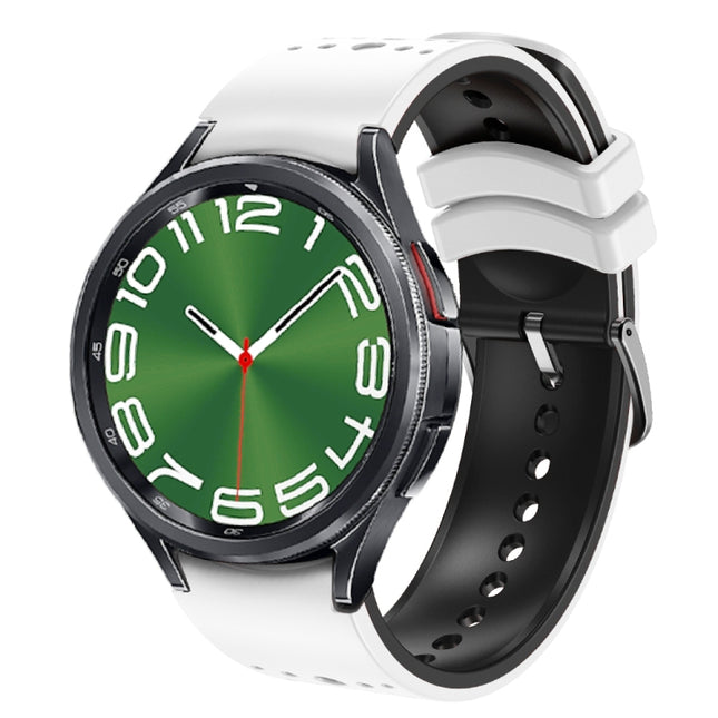 Two Color Silicone Watch Band