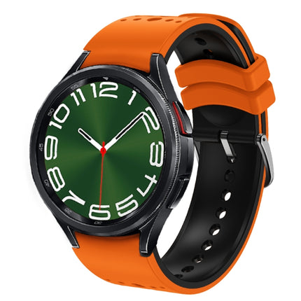 Two Color Silicone Watch Band, For Samsung Galaxy Watch 6 - DealBuddy